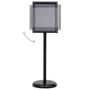 Pastatomas stovas reklamai, juodas, aliuminio lydinys, A4 5 8719883868097 g en hd 2