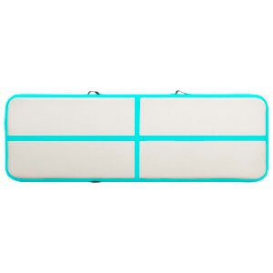 Pripučiamas gimnastikos kilimėlis, žalias, 500x100x20cm, PVC 6 8720286085455 g en hd 3