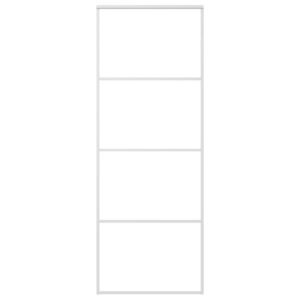 Stumdomos durys, baltos, 76x205cm, ESG stiklas ir aliuminis 5 8720286831045 a en hd 1