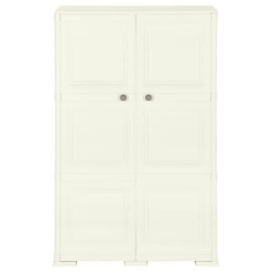 Plastikinė spintelė, kreminė, 79x43x125cm, medienos dizaino 4 8720286831441 g en hd 1