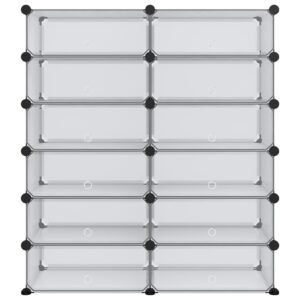 Batų lentyna, skaidri, 94,5x36,5x106cm, PP 5 8720286849675 g en hd 1