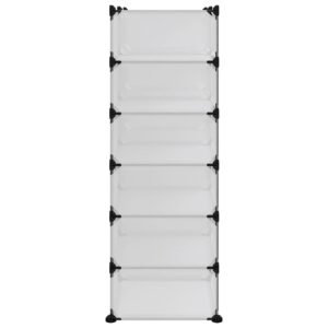 Batų lentyna, skaidri, 94,5x36,5x106cm, PP 6 8720286849675 g en hd 2