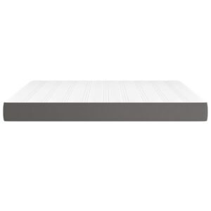 Spyruoklinis čiužinys, pilkas, 180x200x20 cm, dirbtinė oda 6 8720287161608 g en hd 2