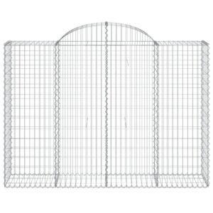 Išlenkti gabiono krepšiai, 8vnt., 200x50x140/160cm, geležis 6 8720845569518 g en hd 2