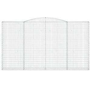 Išlenkti gabiono krepšiai, 6vnt., 400x30x220/240cm, geležis 6 8720845575311 g en hd 2