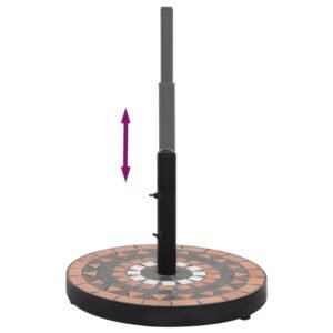 Skėčio stovas, terakota ir baltos spalvos, apskritas, 12kg 6 8720845718008 g en hd 3