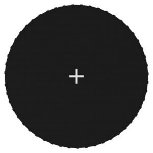 vidaXL Kilimėlis 10 pėdų/3,05m apvaliam batutui, juodas, audinys