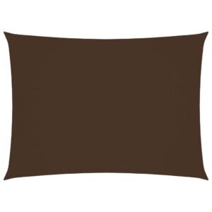 vidaXL Uždanga nuo saulės, ruda, 4x5m, oksfordo audinys